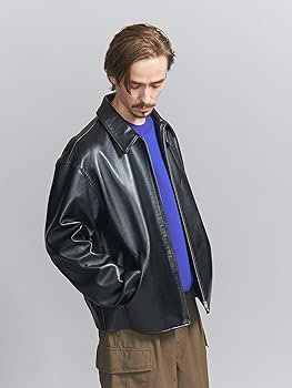 【beauty&youth】NZ シープ レザー ブルゾン NZ シープ レザー ブルゾン